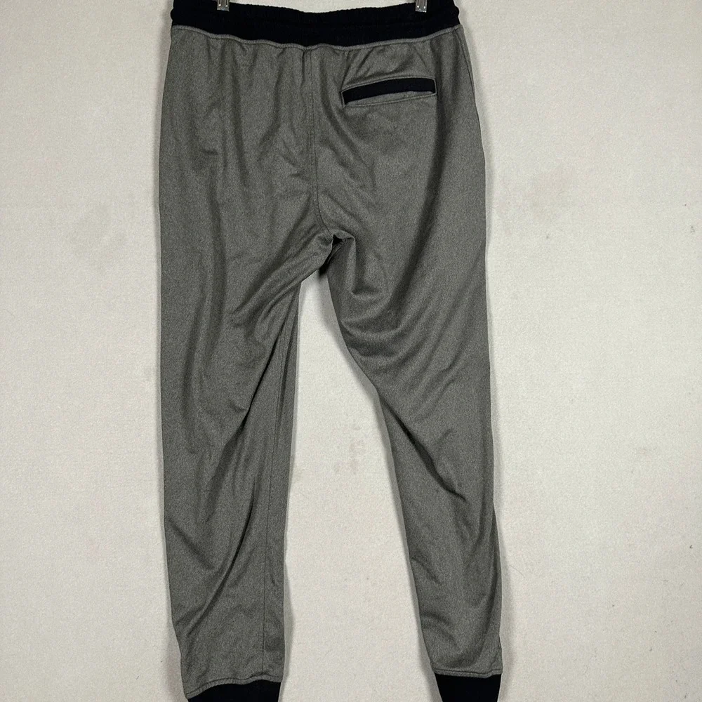 Under Armour Joggers Mens Large Loose Fit Grey Heathered Zipper Pockets Athletic